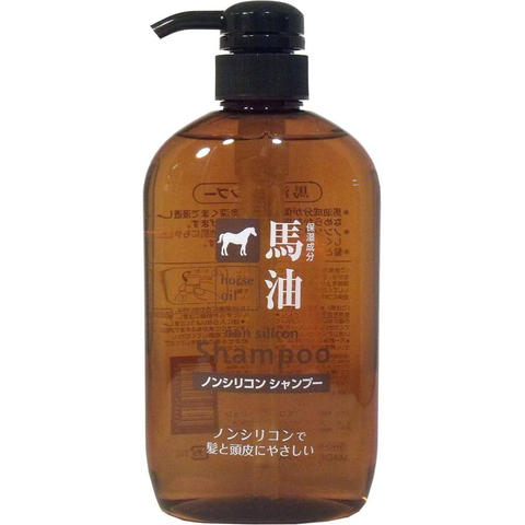 DẦU GỘI CHIẾT XUẤT TỪ MỠ NGỰA KUMANO HORSE OIL 600ML - 4513574012752